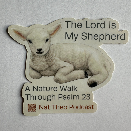 Lamb Psalm 23 Sticker