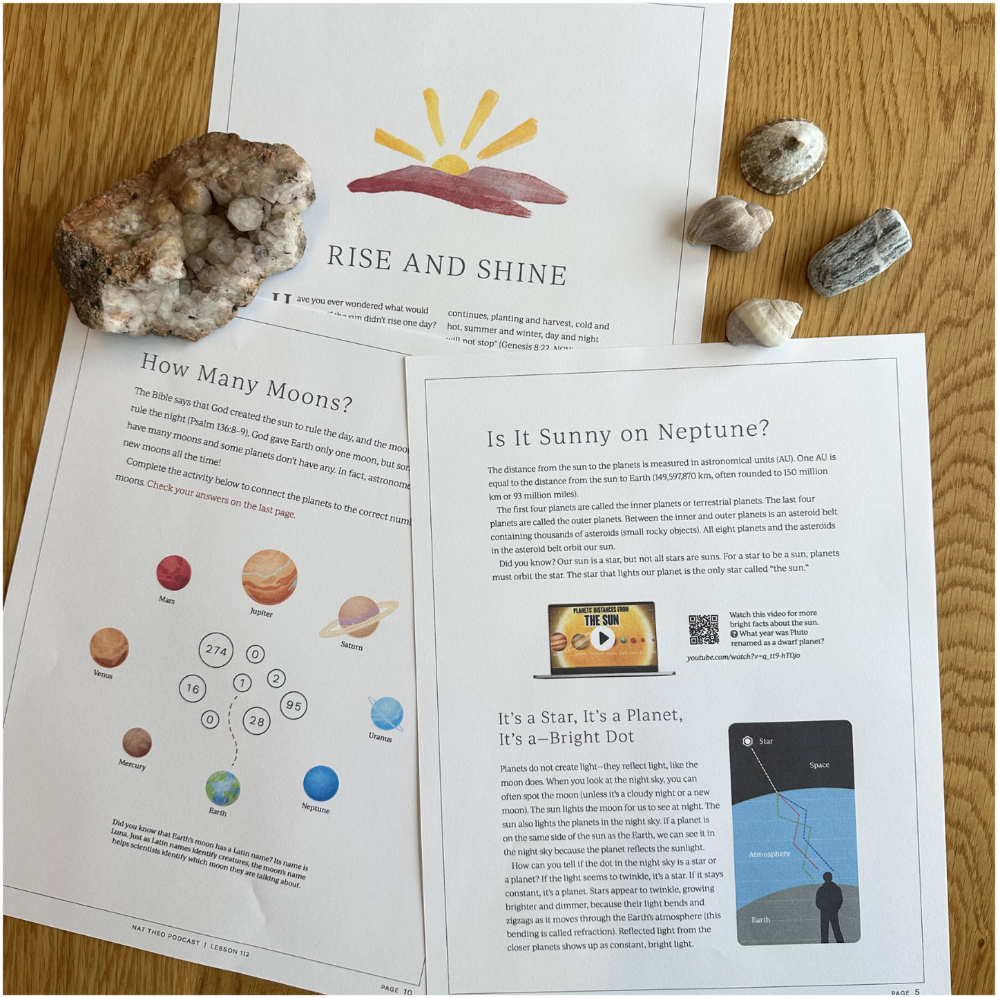 Genesis 1: God Set the Stage Nature Unit Study