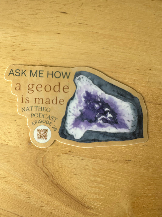 Geode Sticker